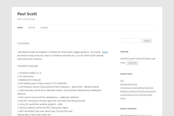 Site using Coinwidget Shortcode plugin