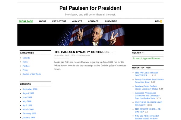 Cutline 3 Column Split theme site design template sample