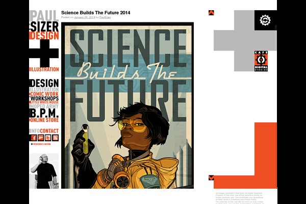 Kalium theme site design template sample