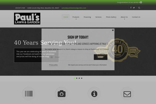 paulslawnandgarden.com site used Business-theme-1