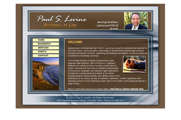 paulslevine.com site used Levine