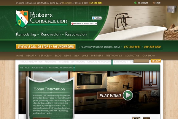 ElegantEstate theme site design template sample