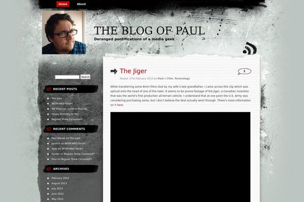 Greyzed theme site design template sample