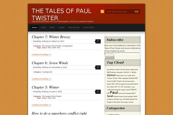 papyrus theme site design template sample