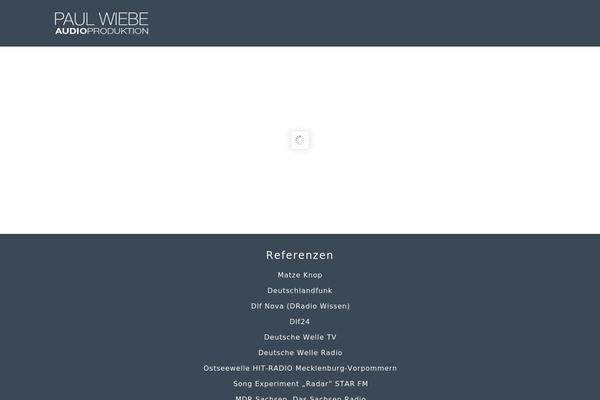 Parallax-one theme site design template sample