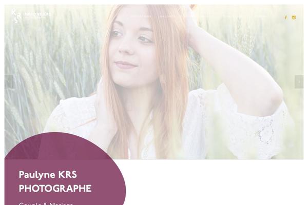 Oshine theme site design template sample