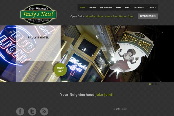 Feast theme site design template sample