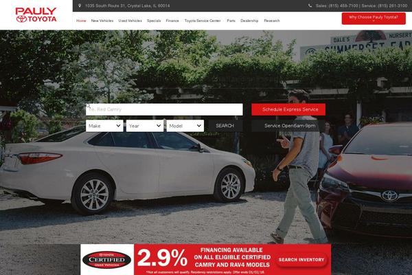 Dealer Inspire theme site design template sample