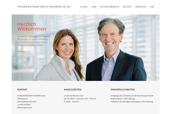 Site using Gdlr-lawyer plugin