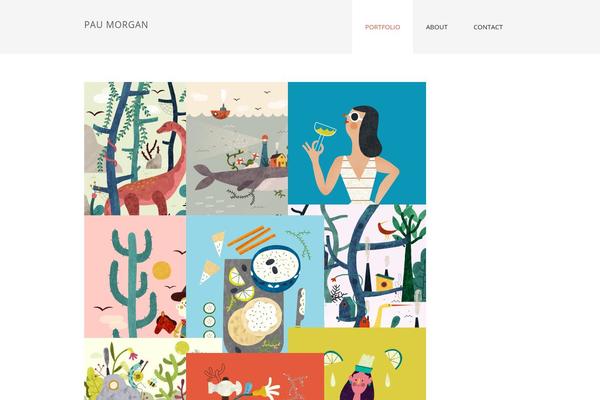 Folo theme site design template sample