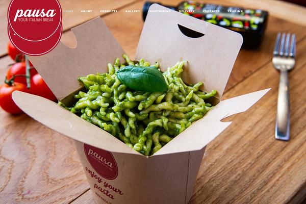 Savory theme site design template sample