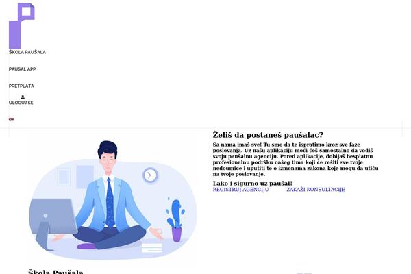 Site using Wp-floating-menu plugin
