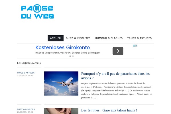 Pulse theme site design template sample