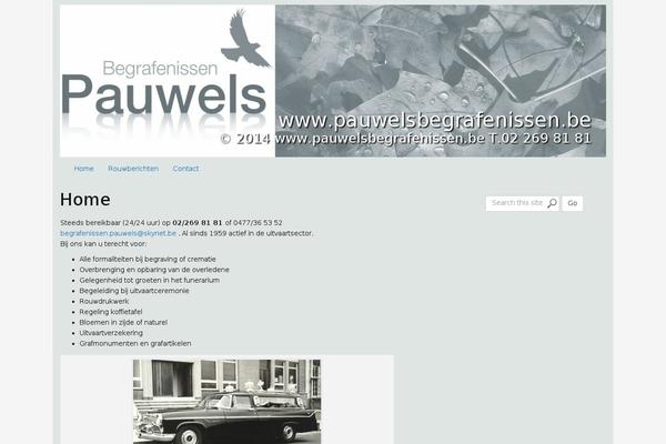 Museum Core theme site design template sample