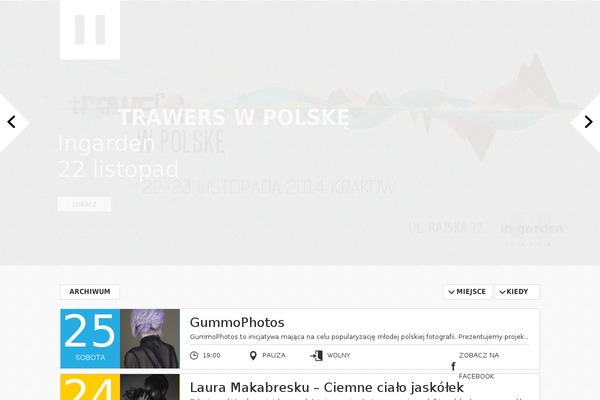 Site using Ajax-pagination plugin