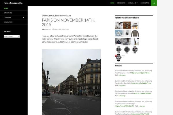 Site using EP Social Widget plugin