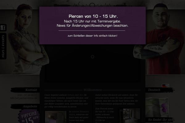 Bitskin theme site design template sample