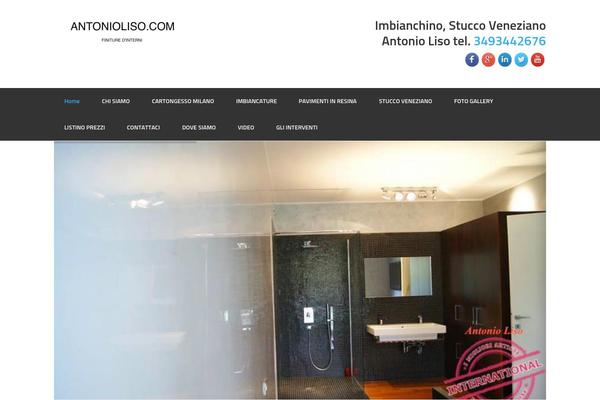 Enterprise Pro theme site design template sample