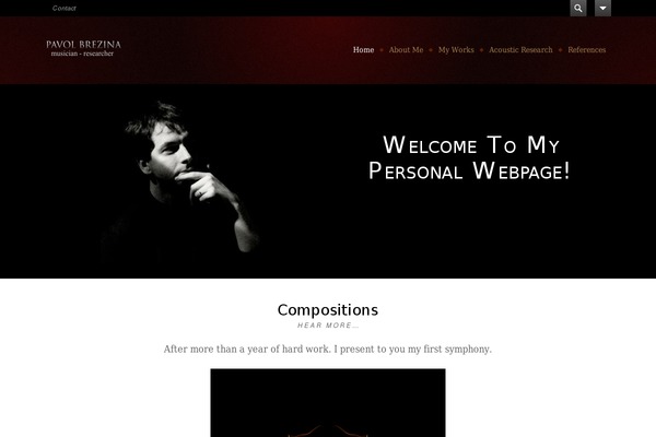 Amadeus theme site design template sample