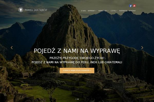 paweljanmroz.pl site used Journey Blog