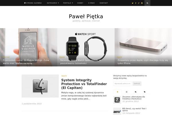 pawelpietka.pl site used Easynote