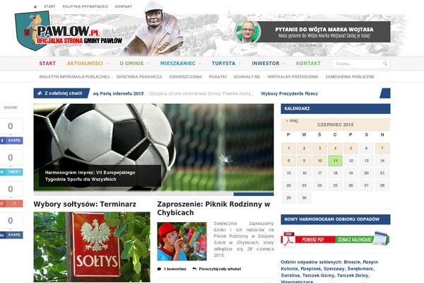 pawlow.pl site used Legatus Theme