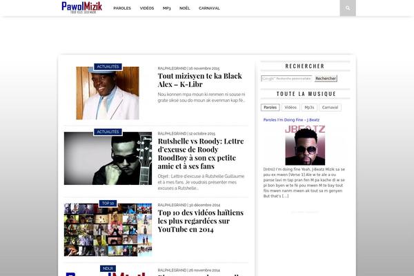Braxton theme site design template sample