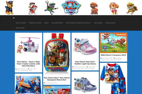 PR Pin theme site design template sample