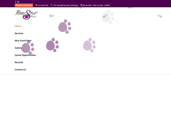 The7 theme site design template sample