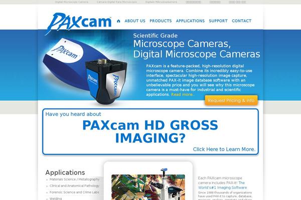 paxcam.com site used Paxcam