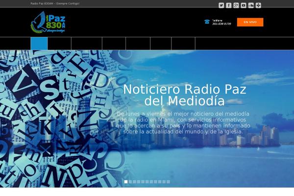 Onair2 theme site design template sample