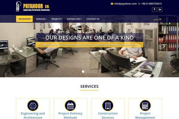 Enigma theme site design template sample