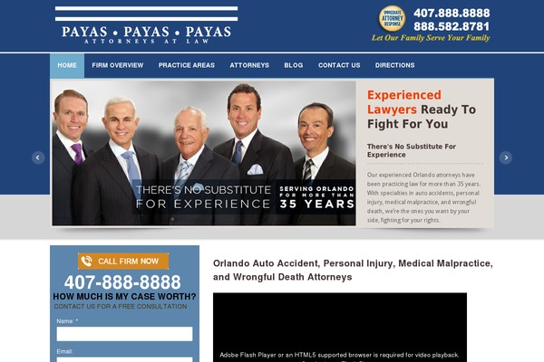 Attorneys theme site design template sample