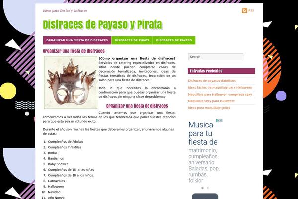 Funki theme site design template sample