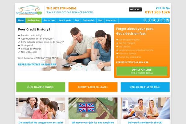 payasugocarfinance.com site used Carfinanceliverpool