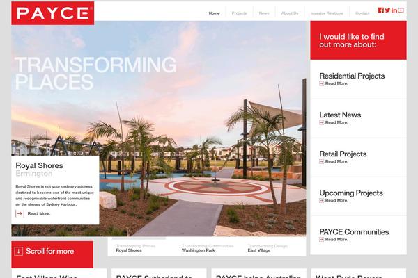 payce.com.au site used Marken