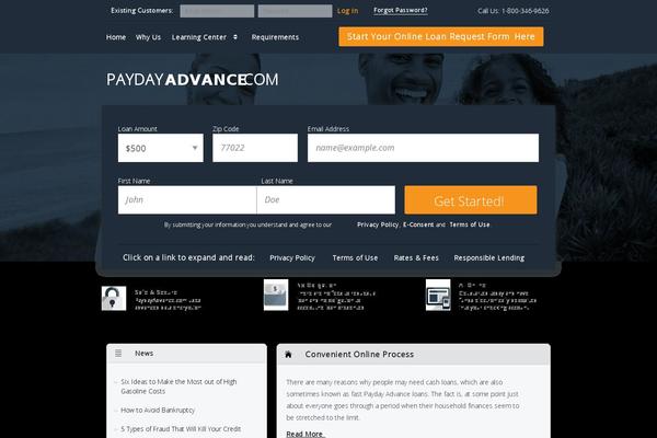 paydayadvance.com site used Paydayadvance