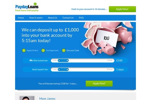 paydayloan.org.uk site used Paydayloan