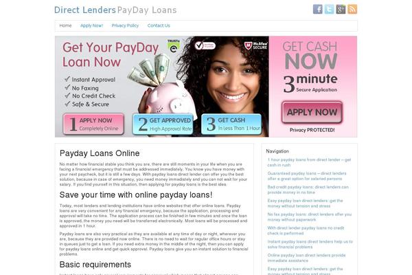 Response theme site design template sample