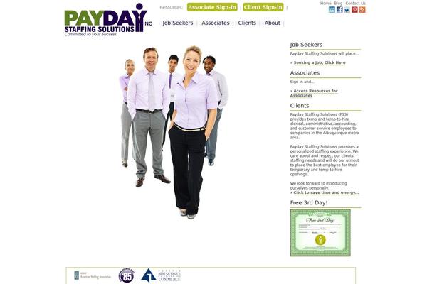 paydaystaffing.com site used Payday