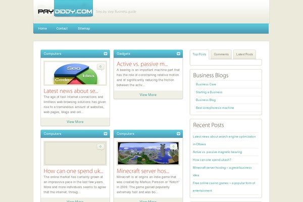 Flowhub theme site design template sample
