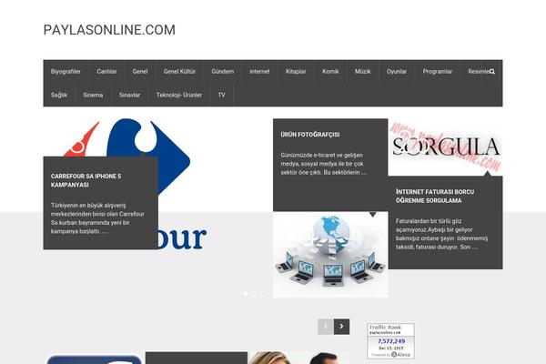 paylasonline.com site used Tasarim