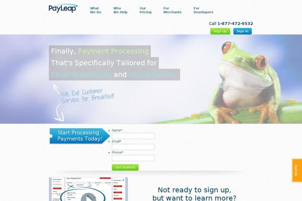 payleap.com site used Hdtheme