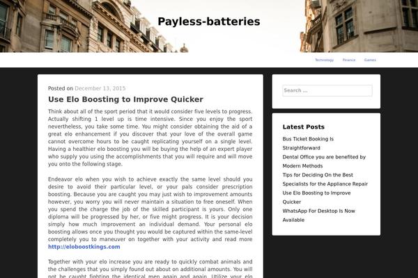 tecblogger theme site design template sample