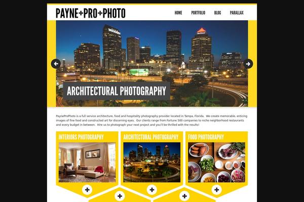 Avantgarde theme site design template sample