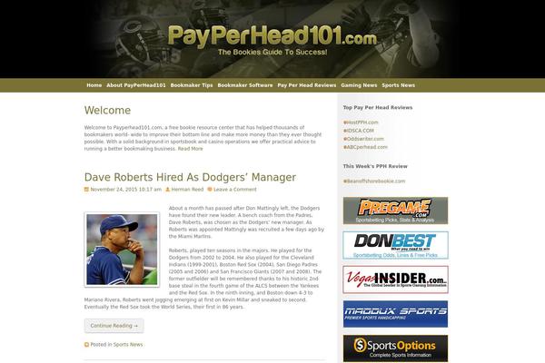 Main theme site design template sample