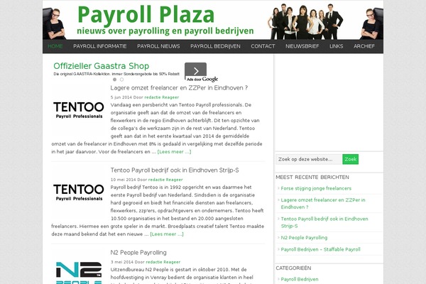 News theme site design template sample