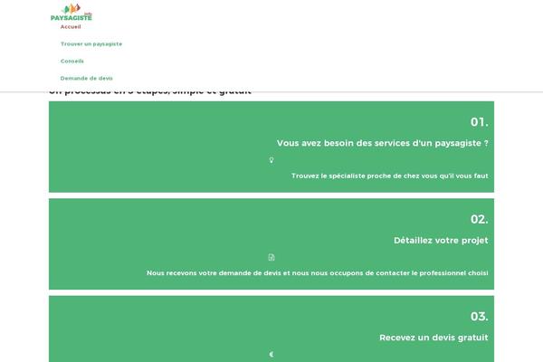 paysagiste.info site used Lightwords