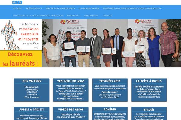 Site using Cocorico Social plugin