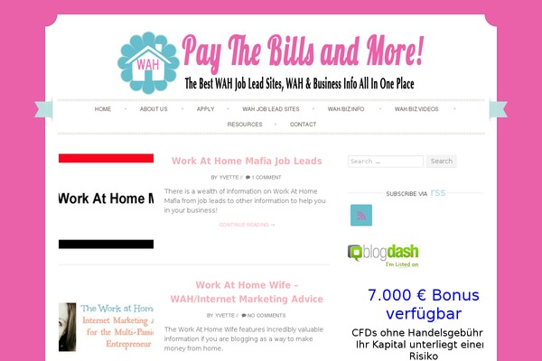 Site using E-newsletter plugin